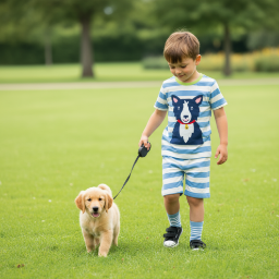 Picture of Frugi Boys Organic Cotton Porth PJs - 2 piece set