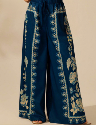 Picture of SHEIN Cajuni Boho Wide Leg Palazzo