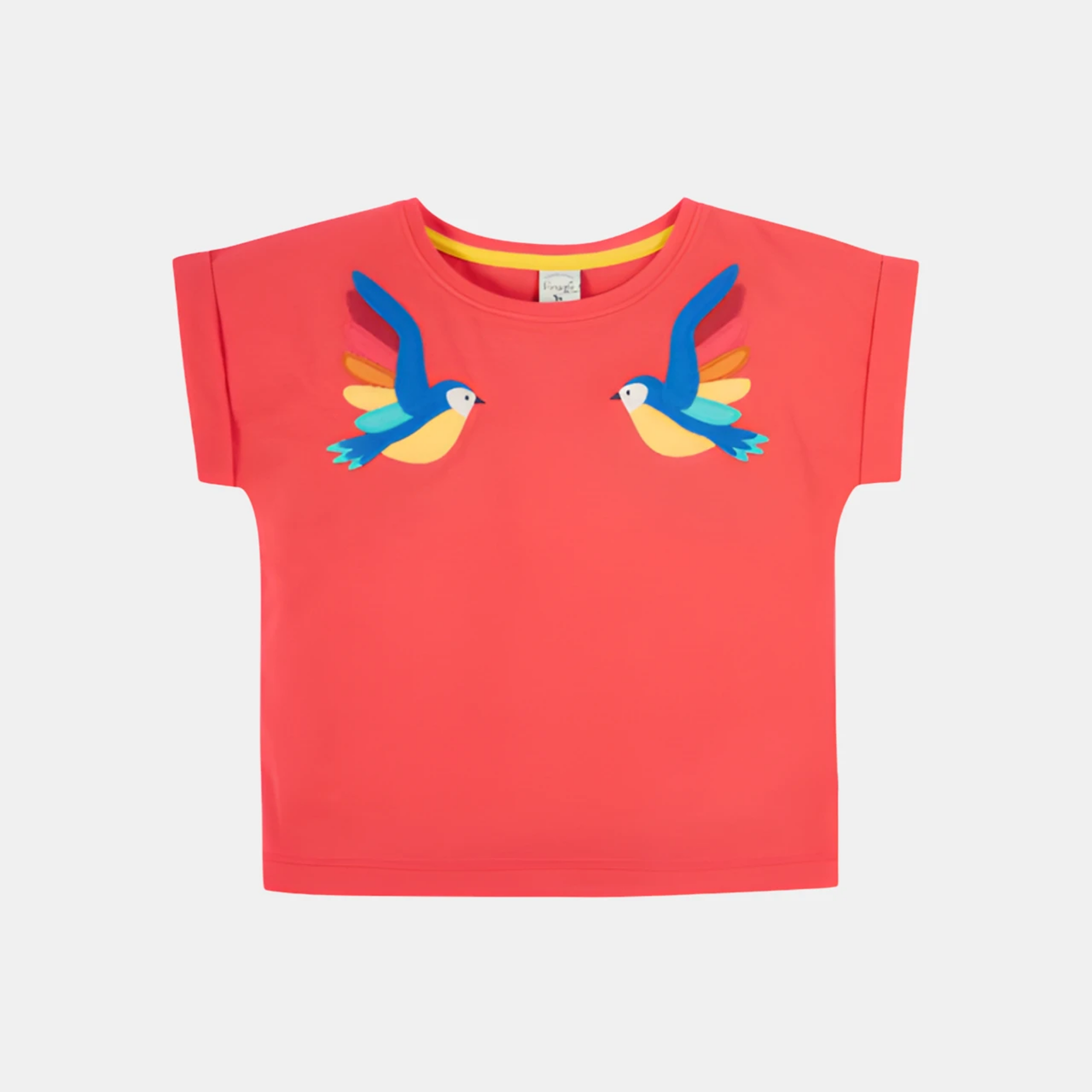 Picture of Frugi Girls Organic Cotton Daisy Applique  T-shirt