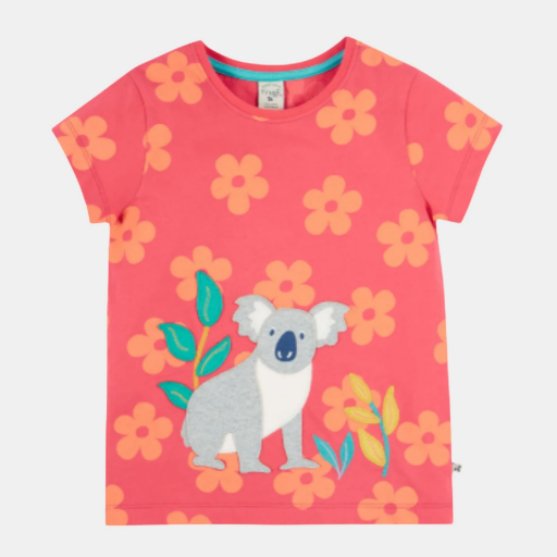 Picture of Frugi Girls Organic Cotton Lottie Applique T-shirt