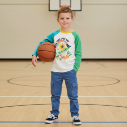 Picture of Frugi Boys Organic Cotton Tamar Raglan T-shirt