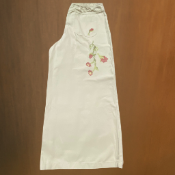 Picture of SHEIN Bohemela Floral Embroidered Wide Leg Pants