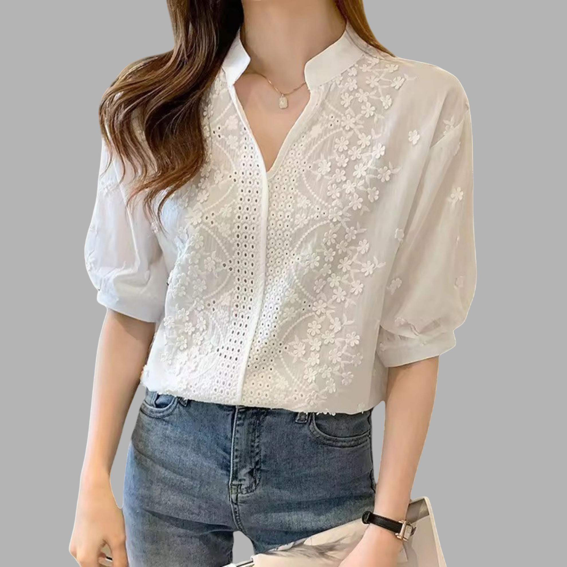 Picture of Vintage White Embroidered Shirt