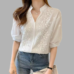 Picture of Vintage White Embroidered Shirt