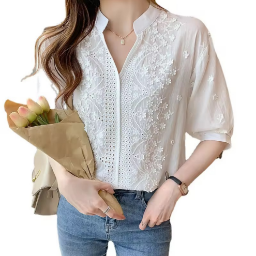 Picture of Vintage White Embroidered Shirt