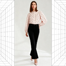 Picture of ZARA SHIRT WITH CUTWORK EMBROIDERY