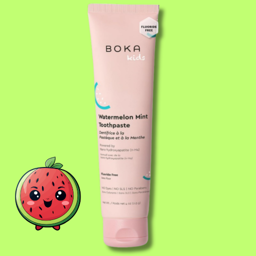 Picture of Boka Kids Fluoride-free Toothpaste – Watermelon Mint